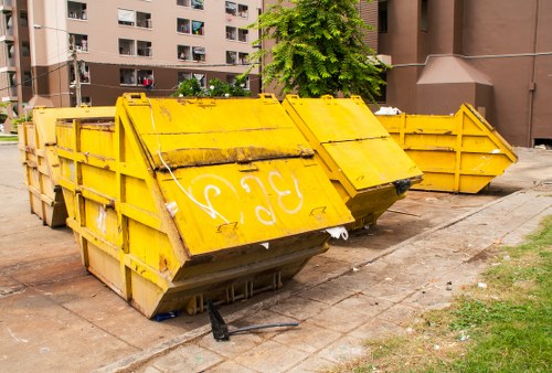 Professional rubbish removal team at Booragoon residence