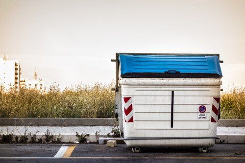 Rubbish removal truck in Mitchelton