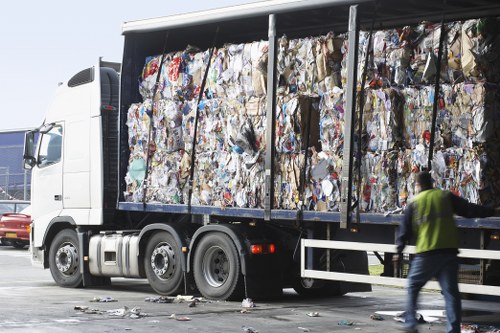 Trucks used for rubbish disposal