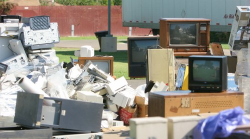 Clean and organized cleared home space